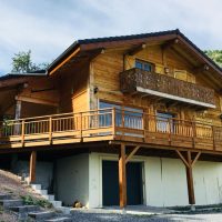 Réfection complète de la terrasse en Douglas et Mélèze